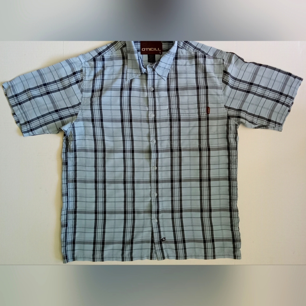 O'Neill Men's Blue Plaid Shirt